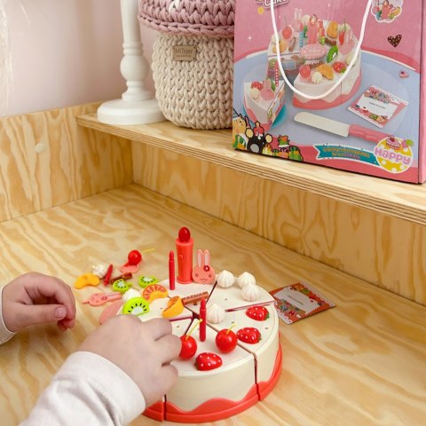 WOOPIE Tort Urodzinowy do Krojenia Świeczki Owoce 40 el. WOOPIE Tort Urodzinowy do Krojenia Świeczki Owoce 40 el.