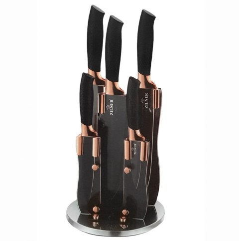 ZESTAW NOŻY POWLEKANYCH 6 EL. ZILNER ROSEGOLD ZL-5118 ZESTAW NOŻY POWLEKANYCH 6 EL. ZILNER ROSEGOLD ZL-5118