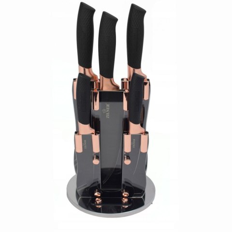 ZESTAW NOŻY POWLEKANYCH 6 EL. ZILNER ROSEGOLD ZL-5118 ZESTAW NOŻY POWLEKANYCH 6 EL. ZILNER ROSEGOLD ZL-5118
