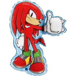 Balon Foliowy Sonic - Knuckles, 26 cali, 50x54 cm, Grabo Grabo
