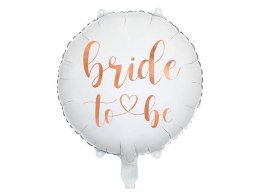 Balon foliowy Bride to be, rose gold 45 cm Partydeco