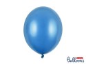 Balony Strong, Metaliczne Granatowe Niebieskie 30cm, 100 szt. Partydeco