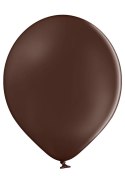 Balony lateksowe B105, Brązowe, Pastel Cocoa Brown, 30cm, 100 sztuk Belbal
