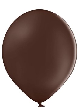 Balony lateksowe B105, Brązowe, Pastel Cocoa Brown, 30cm, 100 sztuk Belbal