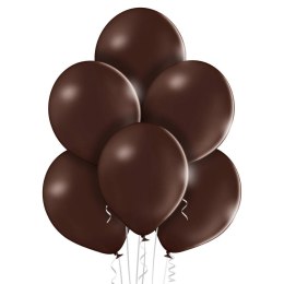 Balony lateksowe B105, Brązowe, Pastel Cocoa Brown, 30cm, 100 sztuk Belbal