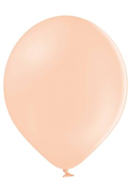 Balony lateksowe B105, Brzoskwiniowe, Pastel Peach Cream, 30cm, 100 sztuk Belbal
