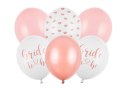 Balony lateksowe Bride to be na Wieczór Panieński 30cm, 6 szt. Partydeco