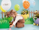 Balony lateksowe Egg hunt Poszukiwanie jajek, zająca 30cm, 7 sztuk Partydeco