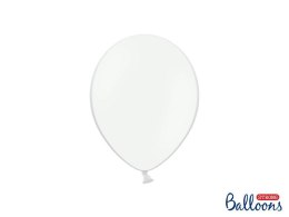 Balony lateksowe Strong, Białe, Pastel Pure White, 23cm, 100 szt. Partydeco
