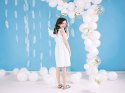 Balony lateksowe Strong, Białe, Pastel Pure White, 23cm, 100 szt. Partydeco