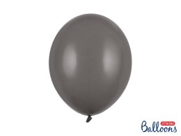 Balony lateksowe Strong, Ciemno Szare, Pastel Grey, 30cm, 100 szt. Partydeco