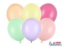 Balony lateksowe Strong, Kolorowe, Pastel Mix, 12cm, 100 szt. Partydeco