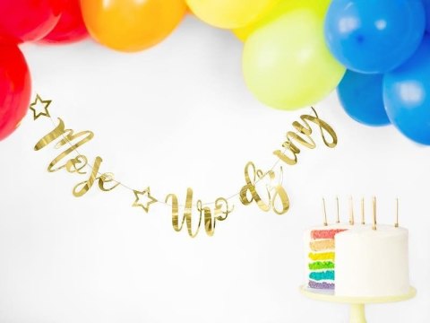 Baner Moje Urodziny, złoty, 16,5 cm x 90 cm Partydeco Baner Moje Urodziny, złoty, 16,5 cm x 90 cm Partydeco