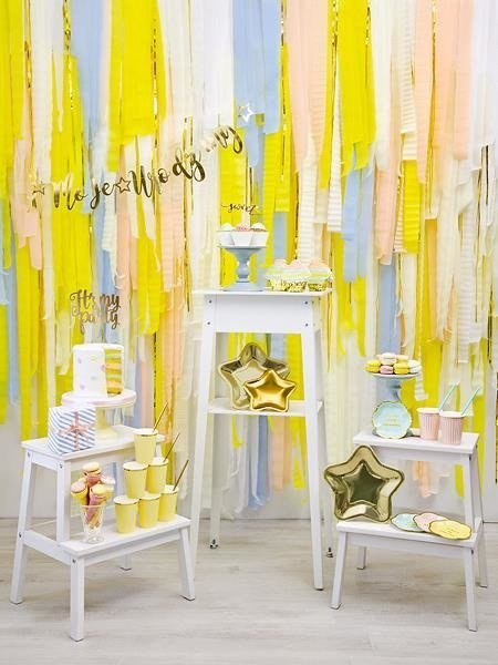 Baner Moje Urodziny, złoty, 16,5 cm x 90 cm Partydeco Baner Moje Urodziny, złoty, 16,5 cm x 90 cm Partydeco