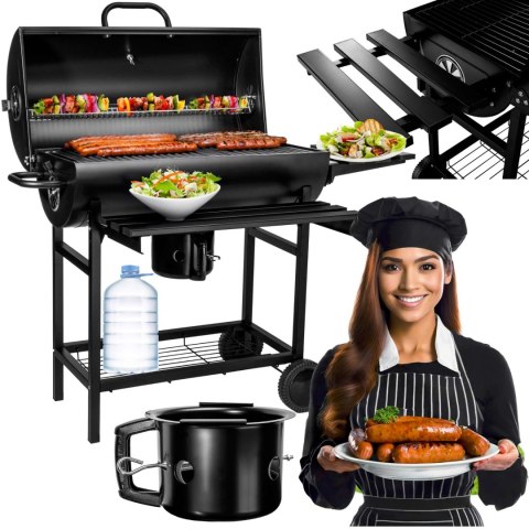 Grill węglowy ogrodowy 2 ruszty popielnik BAREL Grill węglowy ogrodowy 2 ruszty popielnik BAREL