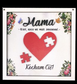 Ramka puzzle 3D MAMA KWIATY 22x22cm