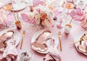 Talerzyki penisy, rose gold, 26,5 cm Partydeco