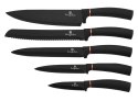 ZESTAW NOŻY Z DESKĄ 6-EL. BERLINGER HAUS BLACK ROSE BH-2550