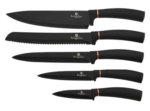 ZESTAW NOŻY Z DESKĄ 6-EL. BERLINGER HAUS BLACK ROSE BH-2550 ZESTAW NOŻY Z DESKĄ 6-EL. BERLINGER HAUS BLACK ROSE BH-2550