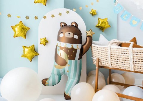 Balon foliowy Miś, 72x104 cm Partydeco Balon foliowy Miś, 72x104 cm Partydeco