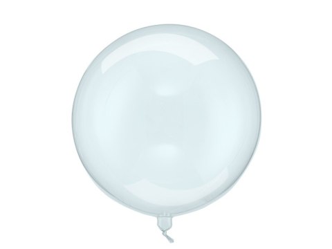 Balon okrągły kryształowy bobo, transparentny niebieski, 40cm Partydeco Balon okrągły kryształowy bobo, transparentny niebieski, 40cm Partydeco