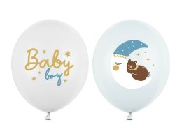 Balony 30 cm, Baby boy, 50szt. Partydeco