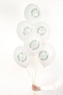 Balony "Pierwsza Komunia Święta", gałązki, 30cm 6szt. Partydeco