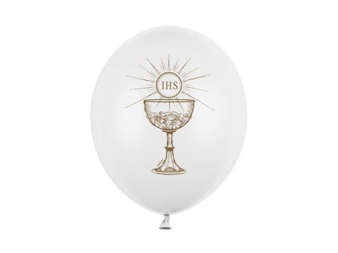 Balony lateksowe, IHS, 50 szt, 30cm Partydeco Balony lateksowe, IHS, 50 szt, 30cm Partydeco