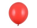 Balony lateksowe Strong, Czerwone, Pastel Poppy Red, 43cm, 25 szt. Partydeco