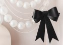 Kokarda dekoracyjna DIY, czarna, 55x71 cm Partydeco