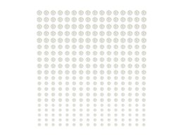 Naklejki Perełki - 440 szt., 4 rozmiary (3-6 mm), perłowe Partydeco
