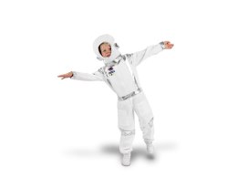 Strój, Kostium Astronauta, biały, rozmiar 116-128 cm Partydeco