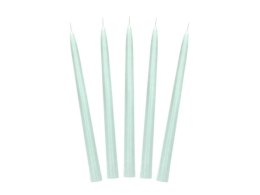 Świece stożkowe szałwiowe, 24 cm, 10 szt. Partydeco