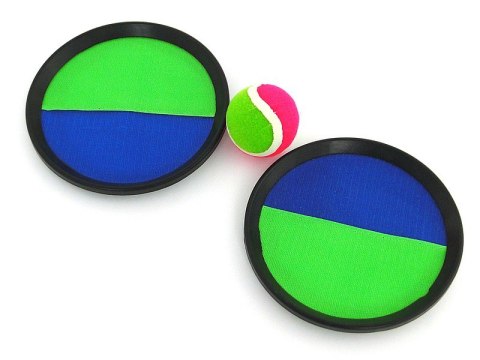Zestaw do gry 'catch ball' 19cm siatka Zestaw do gry 'catch ball' 19cm siatka