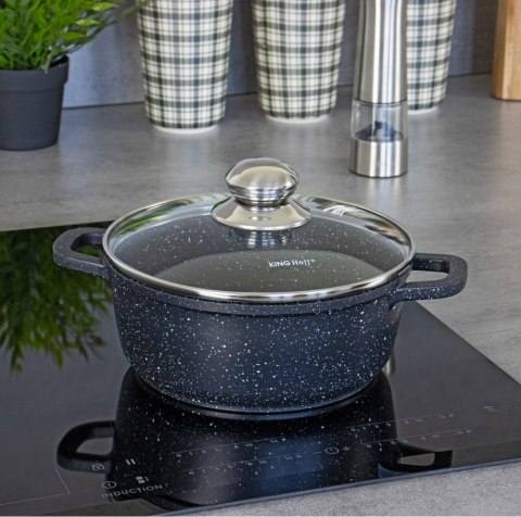 GARNEK Z POWŁ. MARMUR. 3.3L 22CM KINGHOFF KH-1594 GARNEK Z POWŁ. MARMUR. 3.3L 22CM KINGHOFF KH-1594