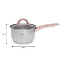 GARNKI STALOWE 10 EL. KINGHOFF ROSEGOLD KH-1764