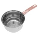 GARNKI STALOWE 10 EL. KINGHOFF ROSEGOLD KH-1764