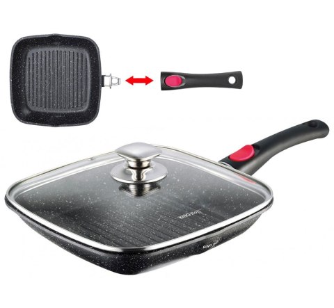 PATELNIA GRILLOWA GRANITOWA 28CM KINGHOFF KH-1511 ODŁ. UCHWYT PATELNIA GRILLOWA GRANITOWA 28CM KINGHOFF KH-1511 ODŁ. UCHWYT