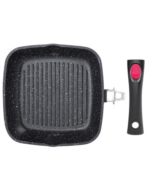 PATELNIA GRILLOWA GRANITOWA 28CM KINGHOFF KH-1511 ODŁ. UCHWYT PATELNIA GRILLOWA GRANITOWA 28CM KINGHOFF KH-1511 ODŁ. UCHWYT