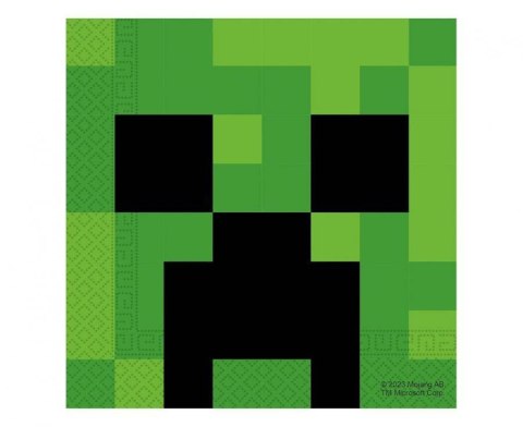 Serwetki papierowe Minecraft, rozm. 33 x 33 cm, 20 szt. Procos Serwetki papierowe Minecraft, rozm. 33 x 33 cm, 20 szt. Procos