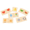 VIGA Zestaw Puzzle Łączenie Kształtów i Przedmiotów
