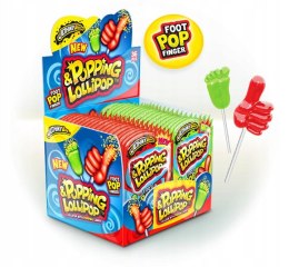 Lizak strzelający Popping Lollipop stopa kciuk JOHNY BEE 13g x 36szt