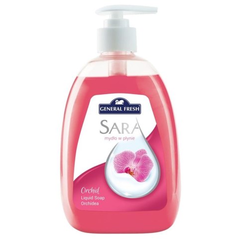 Mydło w płynie z dozownikiem 500ml - SARA orchidea Mydło w płynie z dozownikiem 500ml - SARA orchidea