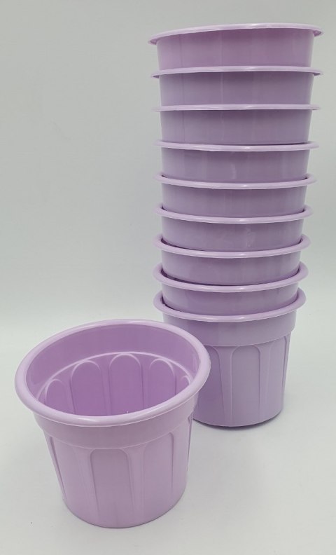 Osłonka / doniczka 10szt. CARO 11cm FIOLETOWA Osłonka / doniczka 10szt. CARO 11cm FIOLETOWA