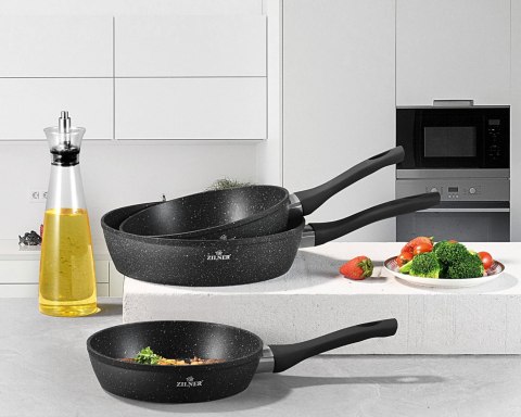 PATELNIA GŁĘBOKA 22CM 1.6L POWŁOKA MARMUROWA ZILNER ZL-7705 / 9208 PATELNIA GŁĘBOKA 22CM 1.6L POWŁOKA MARMUROWA ZILNER ZL-7705 / 9208