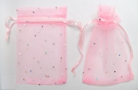 Torebka z materiału 30x19 cm RÓŻ 12szt. | 2279 Torebka z materiału 30x19 cm RÓŻ 12szt. | 2279