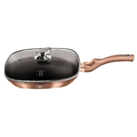 ZESTAW 3 PATELNI GRANITOWYCH 20/24/28CM BERLINGER HAUS METALLIC LINE ROSE GOLD BH-6195 ZESTAW 3 PATELNI GRANITOWYCH 20/24/28CM BERLINGER HAUS METALLIC LINE ROSE GOLD BH-6195