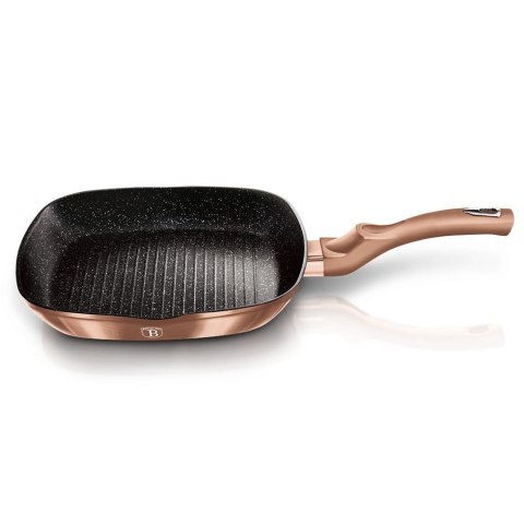 ZESTAW 3 PATELNI GRANITOWYCH 20/24/28CM BERLINGER HAUS METALLIC LINE ROSE GOLD BH-6195 ZESTAW 3 PATELNI GRANITOWYCH 20/24/28CM BERLINGER HAUS METALLIC LINE ROSE GOLD BH-6195