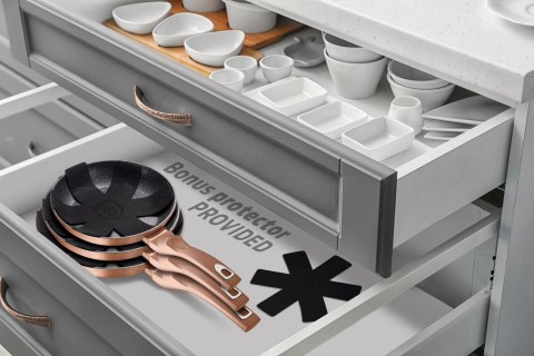 ZESTAW 3 PATELNI GRANITOWYCH 20/24/28CM BERLINGER HAUS METALLIC LINE ROSE GOLD BH-6195 ZESTAW 3 PATELNI GRANITOWYCH 20/24/28CM BERLINGER HAUS METALLIC LINE ROSE GOLD BH-6195