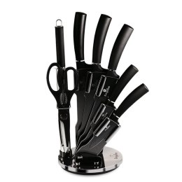 ZESTAW NOŻY W STOJAKU 8 EL. BERLINGER HAUS BLACK SILVER BH-2565